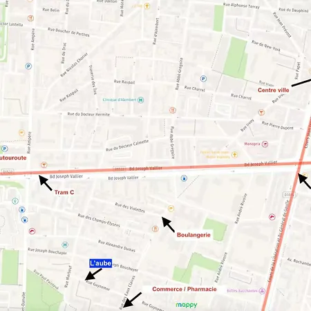 Lägenhet L'aube Climatisation Parking 2