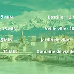 Апартаменты L'aube Climatisation Parking 2 Гренобль