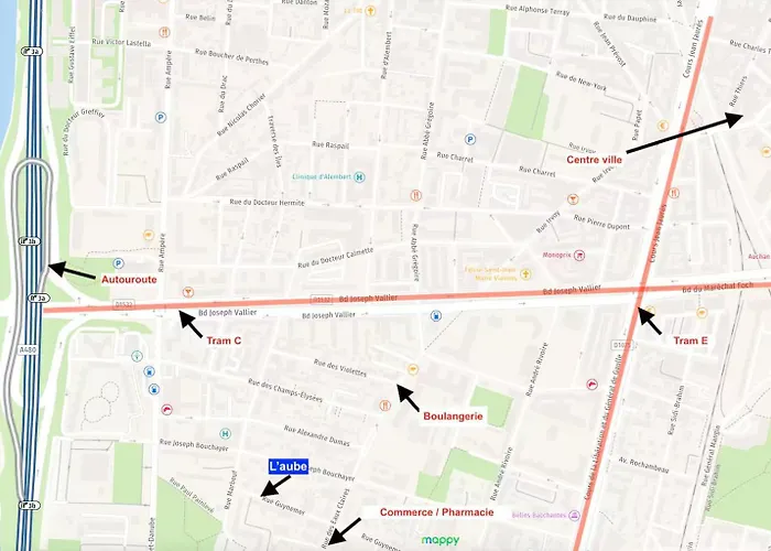 شقة L'aube Climatisation Parking 2